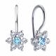 Серебряные серьги SOKOLOV 94026644-91 с фианитом