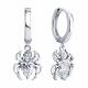 Серебряные серьги SOKOLOV 94026664-91 с фианитом
