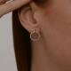 Серебряные серьги SOKOLOV 94026738-91 с фианитом