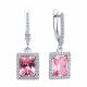 Серебряные серьги SOKOLOV 94026754-91 с фианитом