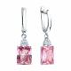 Серебряные серьги SOKOLOV 94026762-91 с фианитом