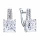 Серебряные серьги SOKOLOV 94026820-91 с фианитом