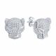 Серебряные серьги SOKOLOV 94026837-91 с фианитом
