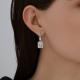 Серебряные серьги SOKOLOV 94026839-91 с фианитом