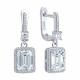 Серебряные серьги SOKOLOV 94026839-91 с фианитом