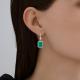 Серебряные серьги SOKOLOV 94026840-91 с фианитом