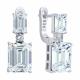 Серебряные серьги SOKOLOV 94026848-91 с фианитом