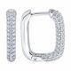 Серебряные серьги SOKOLOV 94026887-91 с фианитом