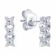 Серебряные серьги SOKOLOV 94027153-91 с фианитом