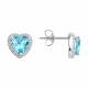 Серебряные серьги SOKOLOV 94027159-91 с фианитом