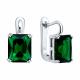 Серебряные серьги SOKOLOV 94027166-91 с фианитом