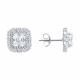 Серебряные серьги SOKOLOV 94027168-91 с фианитом