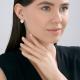 Серебряные серьги SOKOLOV 94027170-91 с фианитом