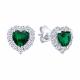 Серебряные серьги SOKOLOV 94027179-91 с фианитом
