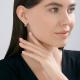 Серебряные серьги SOKOLOV 94027189-91 с фианитом