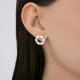 Серебряные серьги SOKOLOV 94027190-91 с фианитом