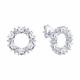 Серебряные серьги SOKOLOV 94027190-91 с фианитом