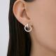 Серебряные серьги SOKOLOV 94027192-91 с фианитом