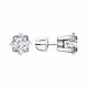 Серебряные серьги SOKOLOV 94027230-91 с фианитом