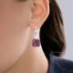 Серебряные серьги SOKOLOV 94027286 с фианитом
