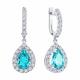 Серебряные серьги SOKOLOV 94027349 с фианитом