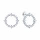 Серебряные серьги SOKOLOV 94027353 с фианитом
