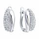 Серебряные серьги SOKOLOV 94027529 с фианитом