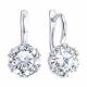 Серебряные серьги SOKOLOV 94027568 с фианитом