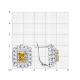 Серебряные серьги SOKOLOV 94027619-91 с фианитом