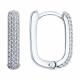 Серебряные серьги SOKOLOV 94027663-91 с фианитом