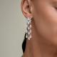 Серебряные серьги SOKOLOV 94027715 с фианитом