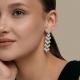 Серебряные серьги SOKOLOV 94027716 с фианитом