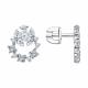 Серебряные серьги SOKOLOV 94027976 с фианитом