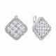 Серебряные серьги SOKOLOV 94027988 с фианитом