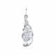 Серебряная подвеска SOKOLOV 94030189 с фианитом