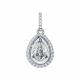 Серебряная подвеска SOKOLOV 94031286 с фианитом