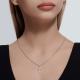 Серебряная подвеска SOKOLOV 94031829-91 с фианитом
