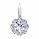 Серебряная подвеска SOKOLOV 94032161 с фианитом