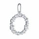 Серебряная подвеска SOKOLOV 94032330-91 с фианитом