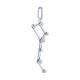 Серебряная подвеска SOKOLOV 94032432-91 с фианитом