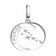 Серебряная подвеска Знак зодиака Телец SKLV с фианитом 94032625