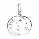 Серебряная подвеска Знак зодиака Весы SKLV с фианитом 94032630