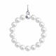 Серебряная подвеска SOKOLOV 94032732 с жемчугом Swarovski