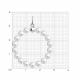 Серебряная подвеска SOKOLOV 94032732 с жемчугом Swarovski