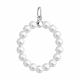 Серебряная подвеска SOKOLOV 94032732 с жемчугом Swarovski
