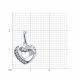 Серебряная подвеска SOKOLOV 94032802 с фианитом