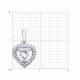 Серебряная подвеска SOKOLOV 94032826-91 с фианитом
