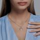 Серебряная подвеска SOKOLOV 94032891-91 с фианитом