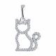 Серебряная подвеска SOKOLOV 94033104-91 с фианитом
