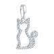 Серебряная подвеска SOKOLOV 94033104-91 с фианитом